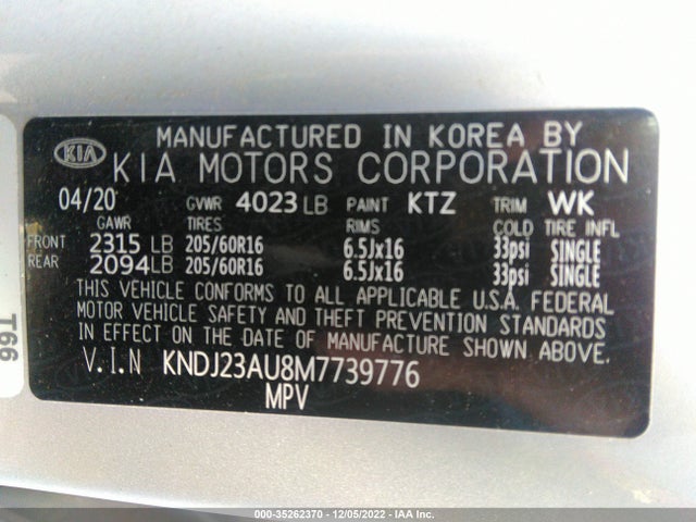 2021 Kia Soul, VIN: KNDJ23AU8M7739776