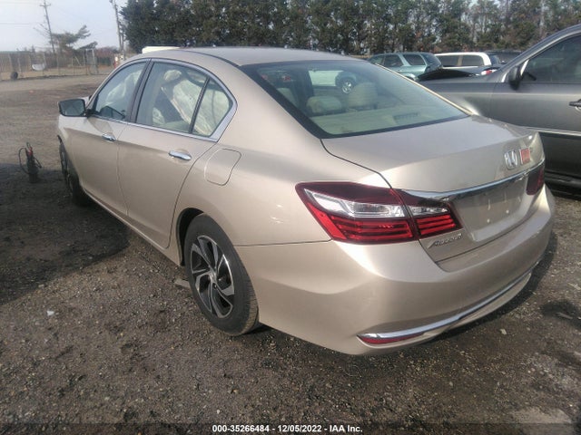 2016 HONDA ACCORD SEDAN LX VIN: 1HGCR2F37GA165548