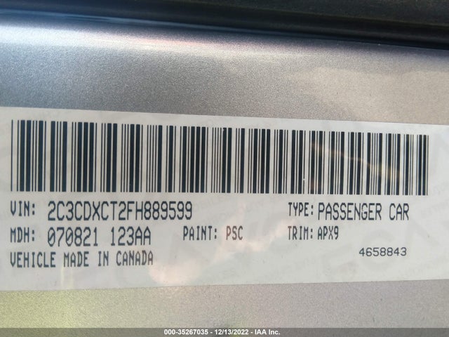 Dodge Charger Rt 2015 2C3CDXCT2FH889599 Image 9