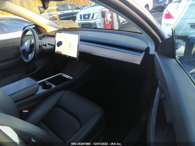 2022 TESLA MODEL Y LONG RANGE VIN: 7SAYGDEE0NA007047