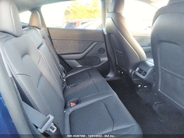 2022 TESLA MODEL Y LONG RANGE VIN: 7SAYGDEE0NA007047