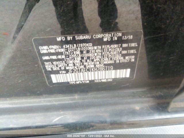 2019 Subaru Crosstrek, VIN: JF2GTAEC1KH286719