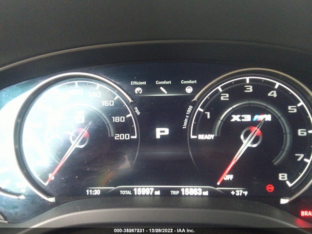 2020 BMW X3 M VIN: 5YMTS0C08L9B41489