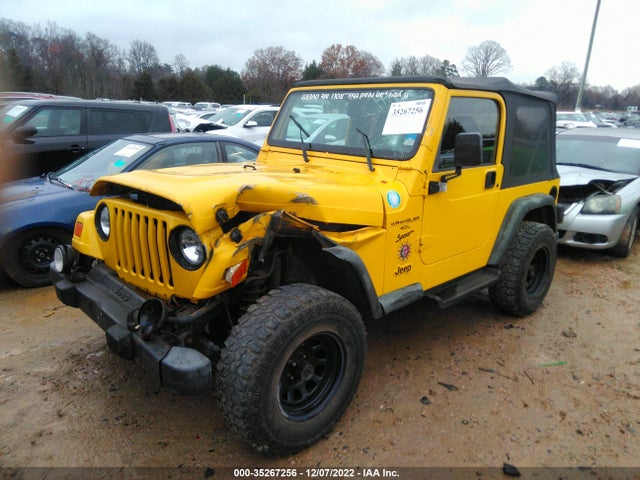 2000 JEEP WRANGLER SPORT VIN: 1J4FA49S7YP737759