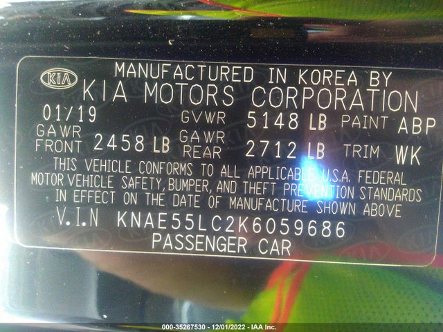 2019 Kia Stinger, VIN: KNAE55LC2K6059686