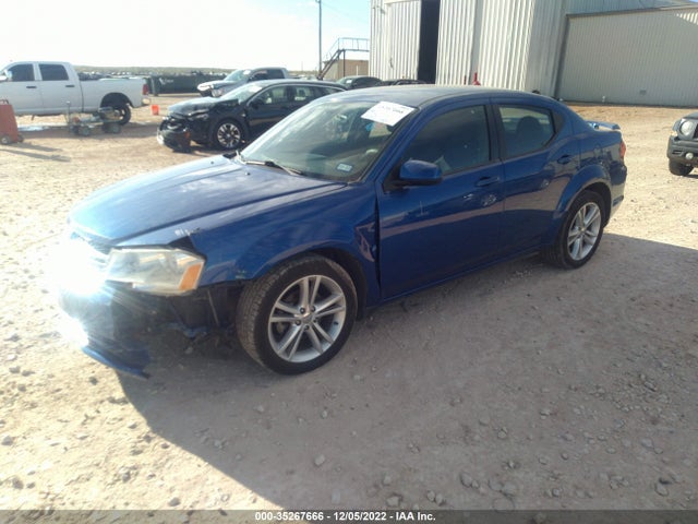 Dodge Avenger Sxt 2012 1C3CDZCB4CN266314 Image 2