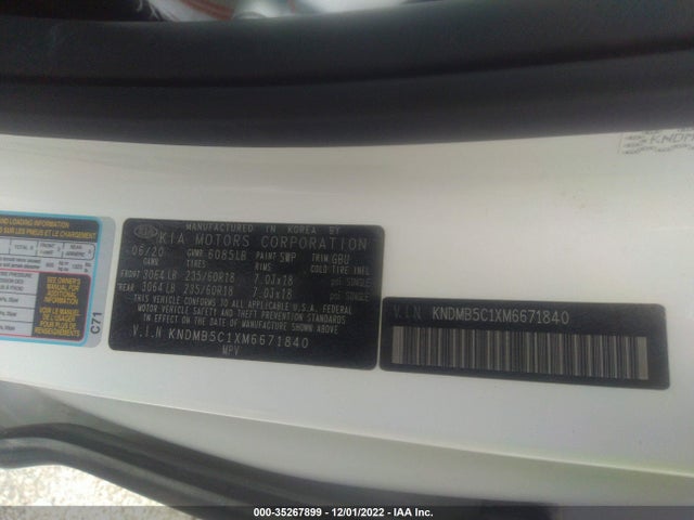 2021 Kia Sedona, VIN: KNDMB5C1XM6671840
