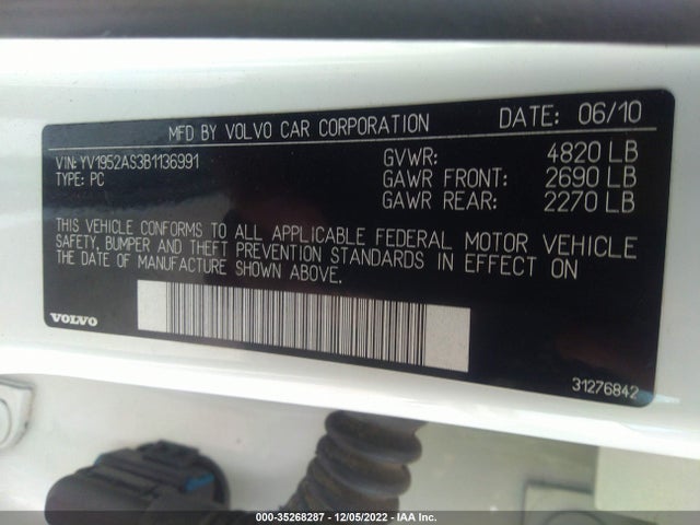 Volvo S80 2011 YV1952AS3B1136991 Image 15