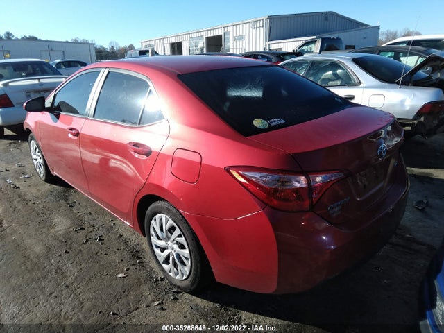 2019 TOYOTA COROLLA L/LE/SE/XLE/XSE VIN: 5YFBURHE5KP945309