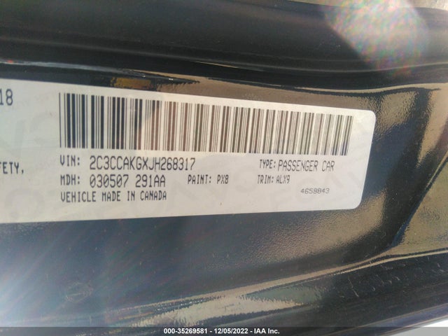 2018 Chrysler 300, VIN: 2C3CCAKGXJH268317