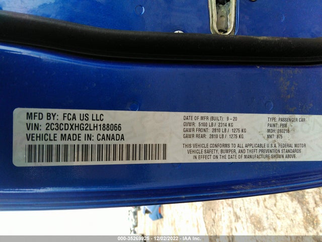 Dodge CHARGER GT 2020 2C3CDXHG2LH188066 Image 14