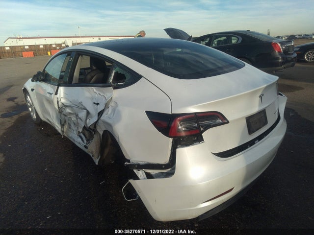 2021 TESLA MODEL 3 LONG RANGE VIN: 5YJ3E1EB2MF009384