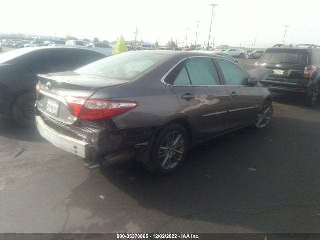 2016 TOYOTA CAMRY SE W/SPECIAL EDITION PKG VIN: 4T1BF1FKXGU501451