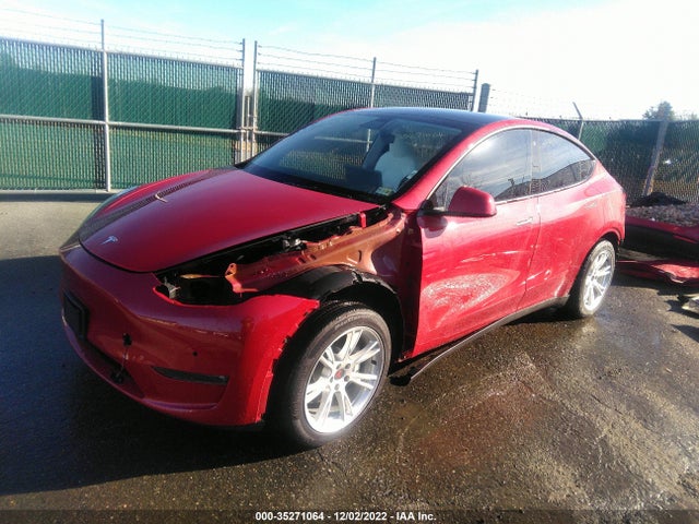 Tesla Model Y Long Range 2022 7SAYGDEE3NF312027 Image 2