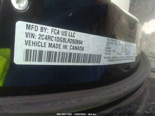 Chrysler Voyager Lxi 2020 2C4RC1DG8LR260894 Image 9