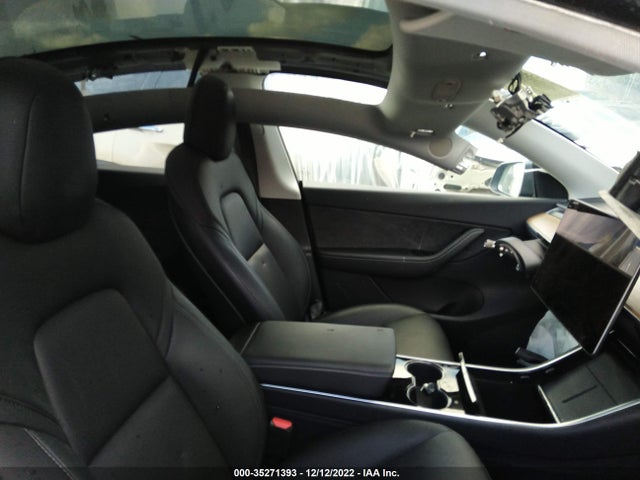 2021 TESLA MODEL Y LONG RANGE VIN: 5YJYGDEEXMF110071