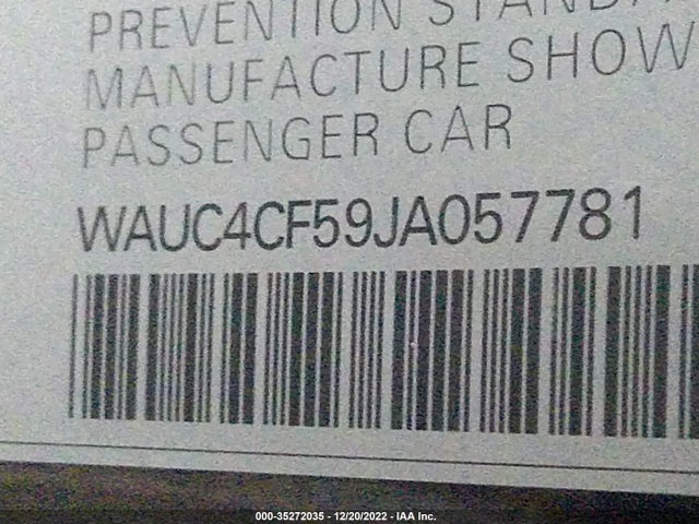 2018 Audi S5, VIN: WAUC4CF59JA057781