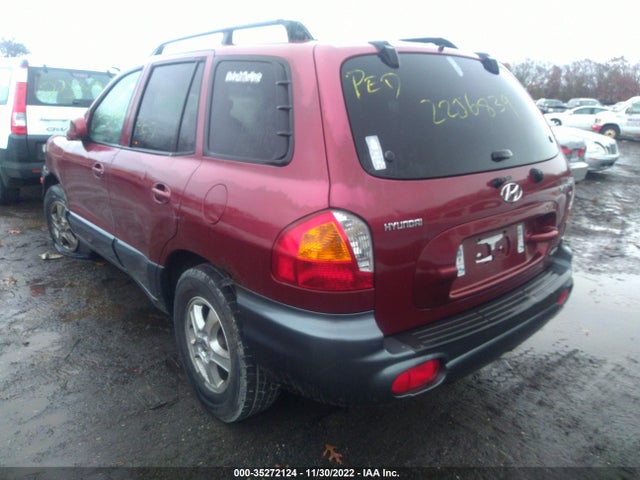 2003 HYUNDAI SANTA FE GLS/LX VIN: KM8SC73D73U464130