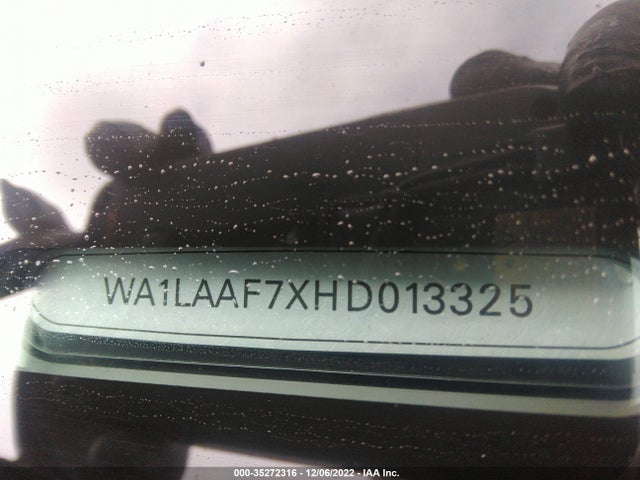 WA1LAAF7XHD013325 Audi Q7 Premium Plus