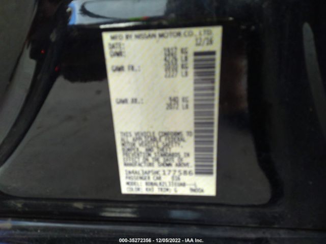 1N4AL3AP5HC177586 Nissan Altima 2.5 Sl