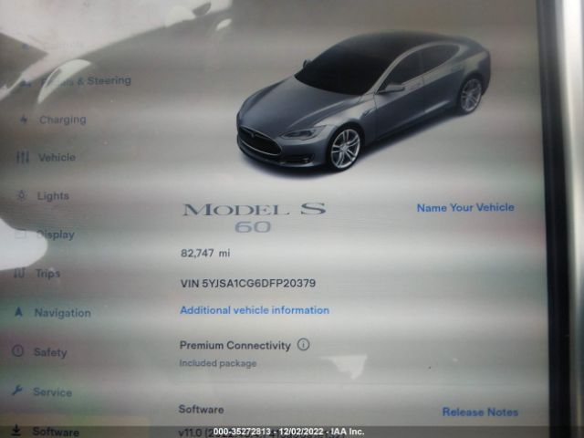 5YJSA1CG6DFP20379 Tesla MODEL S
