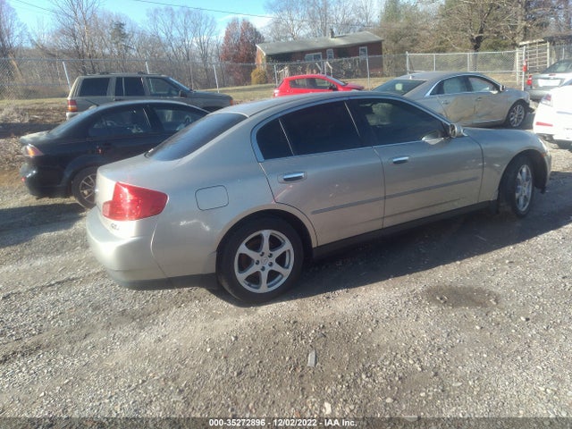 2004 INFINITI G35 SEDAN W/LEATHER VIN: JNKCV51F04M717185