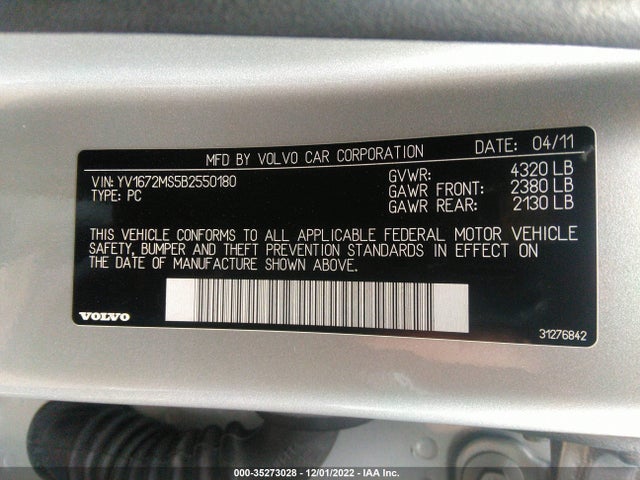 Volvo S40 2011 YV1672MS5B2550180 Image 9