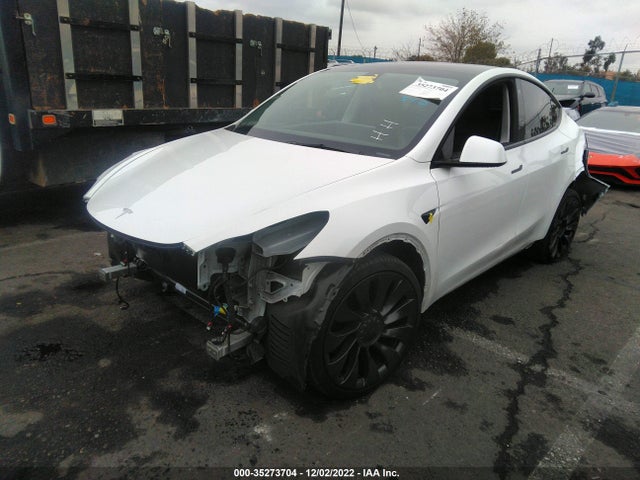 Tesla Model Y Performance 2021 5YJYGDEF1MF258828 Image 2
