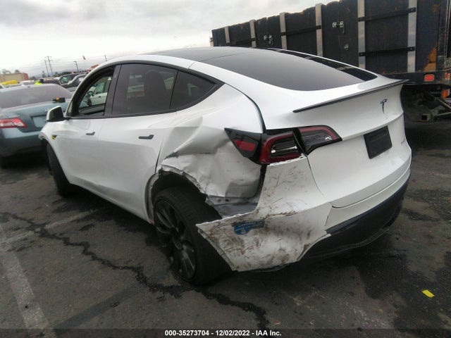 2021 TESLA MODEL Y PERFORMANCE VIN: 5YJYGDEF1MF258828