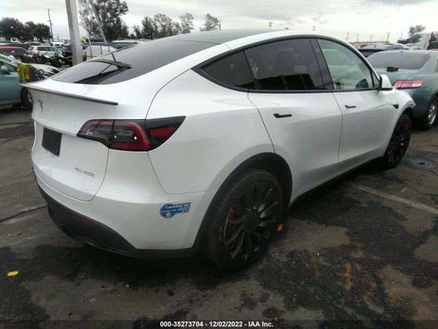 2021 TESLA MODEL Y PERFORMANCE VIN: 5YJYGDEF1MF258828