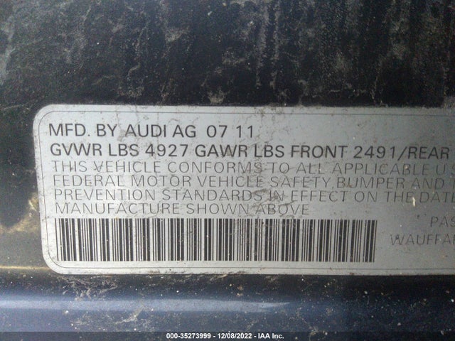 WAUFFAFL8CN003815 Audi A4 2.0t Premium Plus