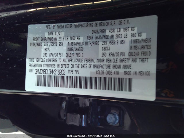 2021 Mazda CX-30, VIN: 3MVDMBDL3MM318203
