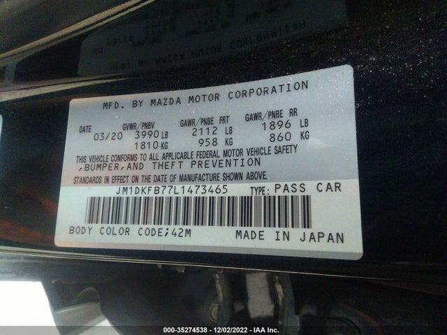 2020 Mazda CX-3, VIN: JM1DKFB77L1473465