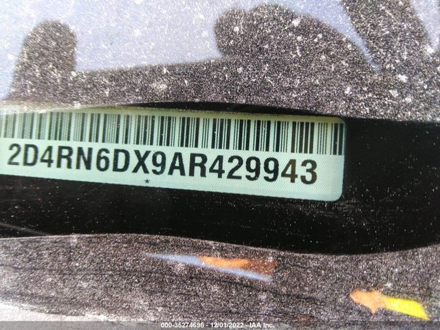 2010 DODGE GRAND CARAVAN CREW VIN: 2D4RN6DX9AR429943