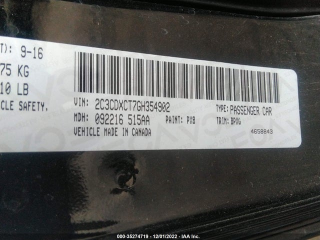 Dodge Charger 2016 2C3CDXCT7GH354902 Image 25