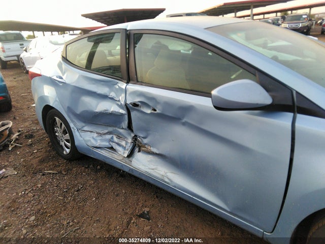 2012 HYUNDAI ELANTRA GLS PZEV VIN: KMHDH4AE9CU229765