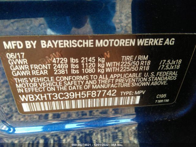 WBXHT3C39H5F87742 BMW X1 Xdrive28i