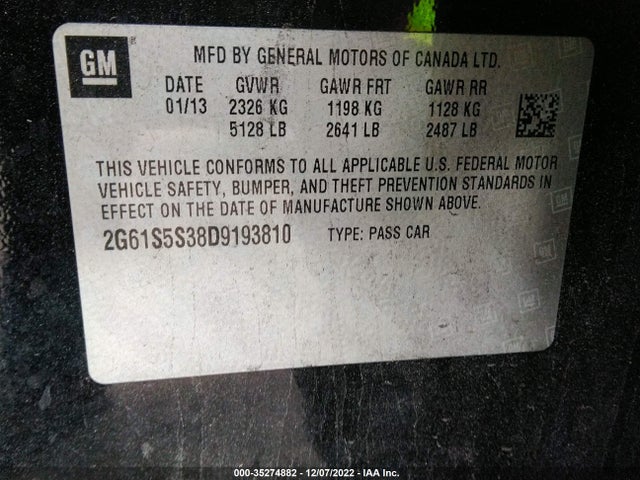 Cadillac Xts Premium 2013 2G61S5S38D9193810 Image 11