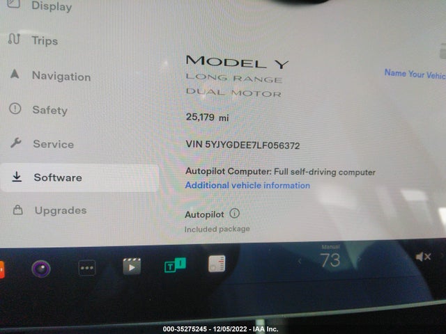 Tesla Model Y Long Range 2020 5YJYGDEE7LF056372 Image 7