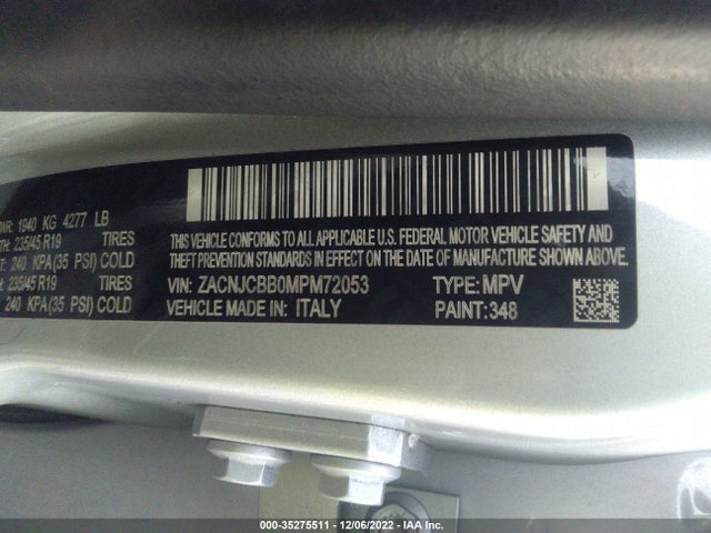 Jeep Renegade Latitude 2021 ZACNJCBB0MPM72053 Image 10