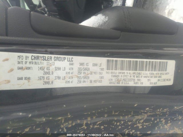 2014 JEEP GRAND CHEROKEE SUMMIT VIN: 1C4RJFJM6EC333799
