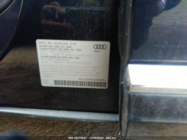 WA1CFAFP9FA060491 Audi Q5 PREMIUM