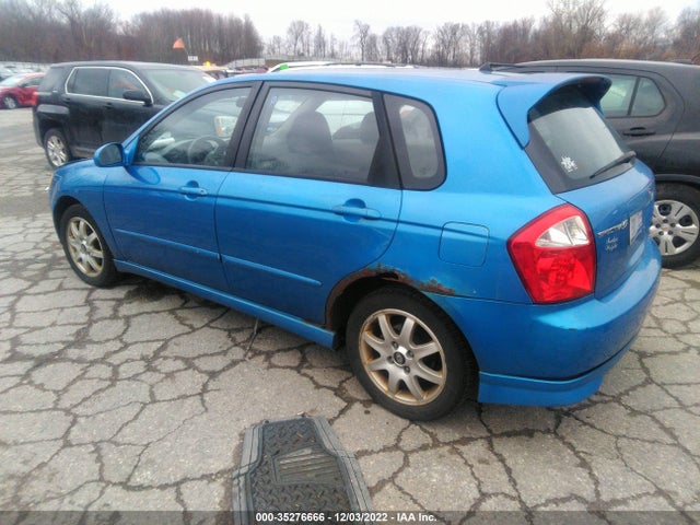 2005 KIA SPECTRA VIN: KNAFE161555099228