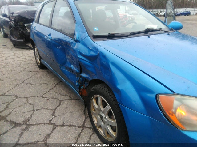 2005 KIA SPECTRA VIN: KNAFE161555099228