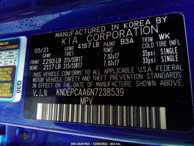 KNDEPCAA6N7238539 KIA Seltos Lx