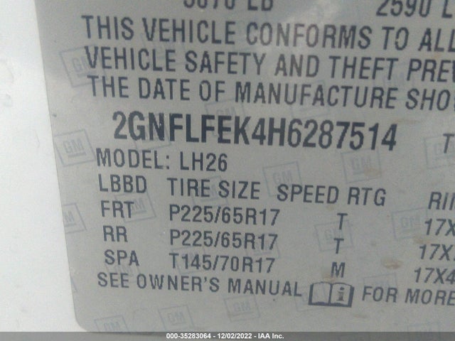 Chevrolet EQUINOX LT 2017 2GNFLFEK4H6287514 Image 9
