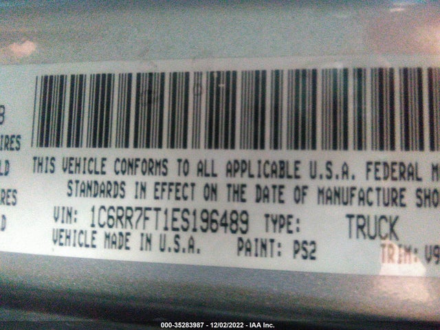 RAM 1500 Express 2014 1C6RR7FT1ES196489 Image 14