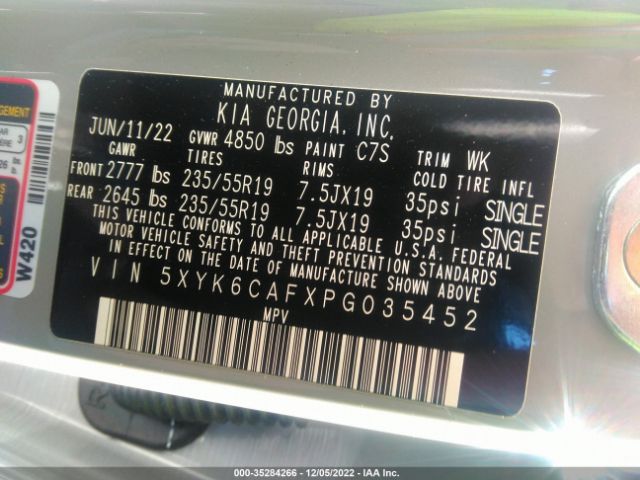 5XYK6CAFXPG035452 KIA Sportage X-line