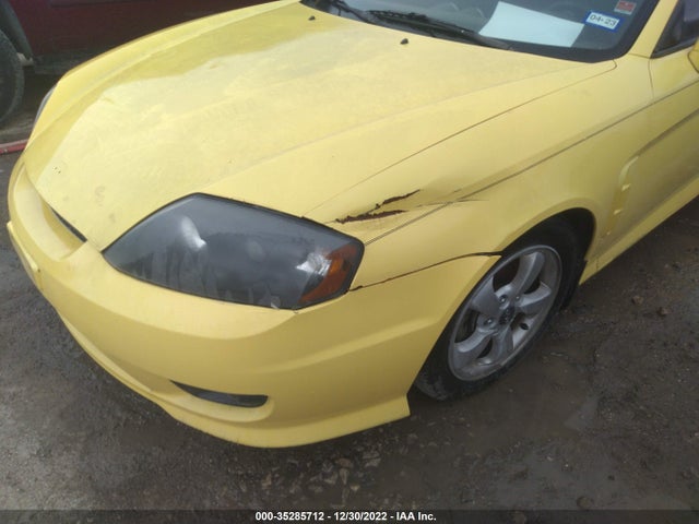 2006 HYUNDAI TIBURON GS VIN: KMHHM65D16U212165