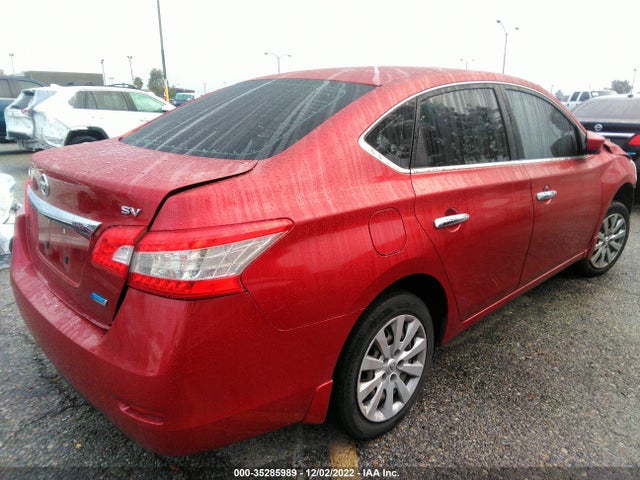 2014 NISSAN SENTRA SV VIN: 3N1AB7AP0EY293773